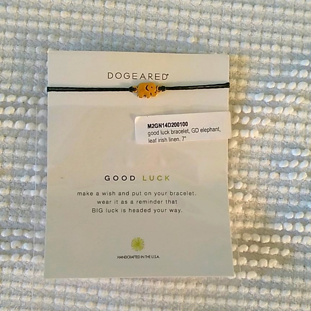 Dogeared Gold Elephant bracelet